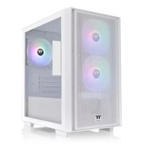 CHASIS THERMALTAKE VERSA H16 TG ARGB (BLANCO) + FUENTE 650W 80+ BRONCE